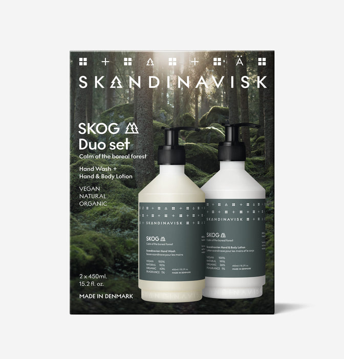 Skandinavisk - SKOG DUO - Hand & Body Care / 2x 450ml