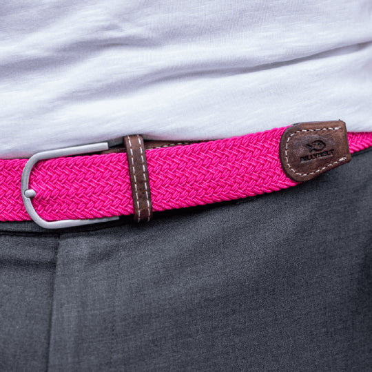 BillyBelt - Woven Belt Fushia Pink