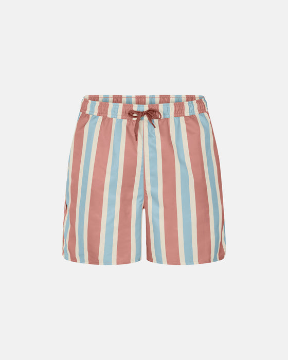 Resteröds - Swimwear, warm pink stripes