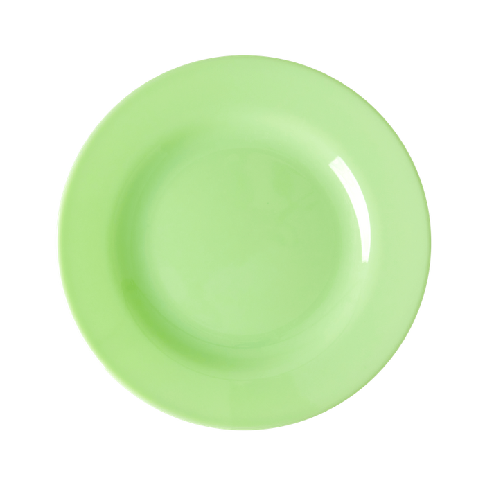 RICE - Melamine Side Plate in Neon Green