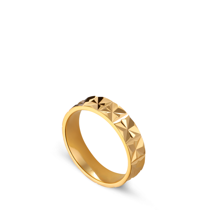 Jane Kønig - Medium Reflexion Ring, gold-plated sterling silver