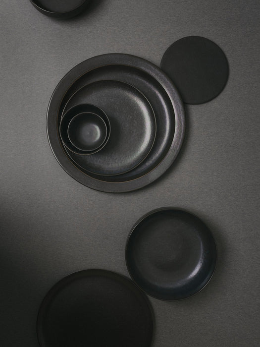 Audo Copenhagen - New Norm Plate/Lid 21,5cm - Dark Glazed