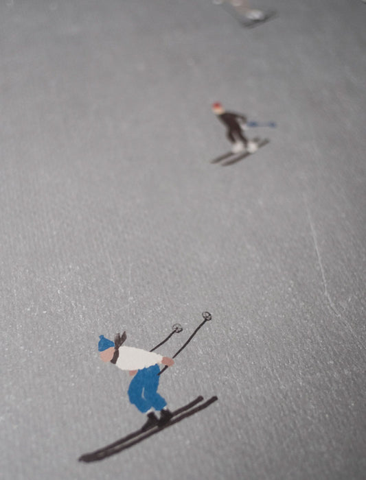 Fine Little Day - Poster Skiers - 40x50cm