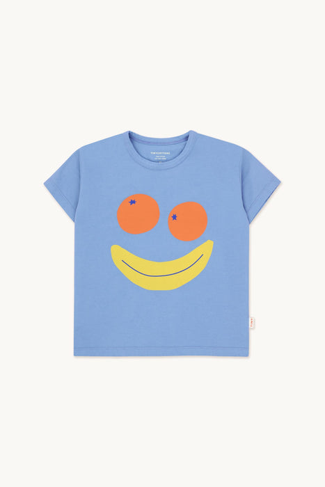 TINYCOTTONS - T-Shirt SMILE, lilac blue