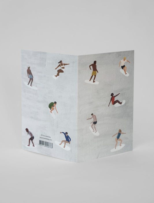 Fine Little Day - Surfers Folded Card A6 mit Umschlag