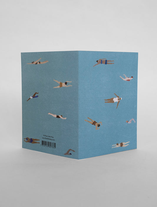 Fine Little Day - Swimmers Folded Card A6 mit Umschlag