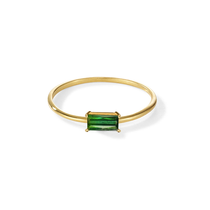 yours.Jewelry - Savoy Ceremony Ring, green